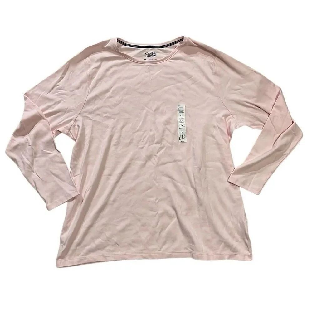 NWT Croft & Barrow Long Sleeve Tee
